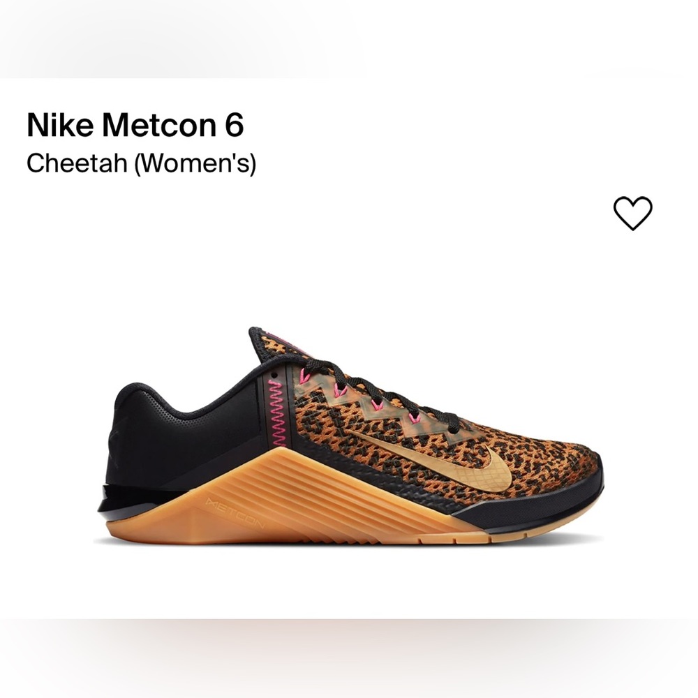 Nike metcon 6 leopard print